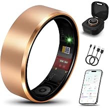 Smart Health Ring Fitness Tracker for Men Women, New RG 8