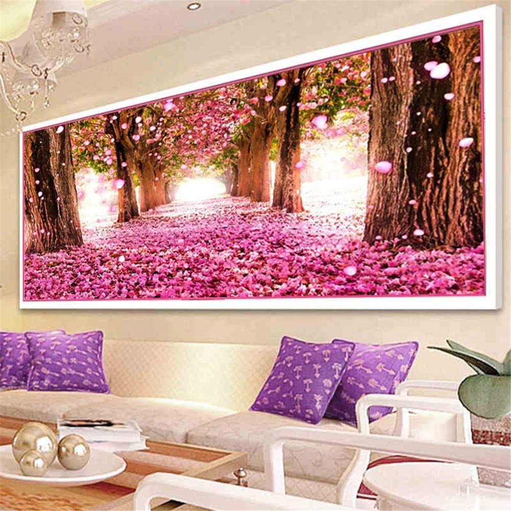 Kit complet peinture diamant grand format anti-stress pour réussir votre déco murale DIY