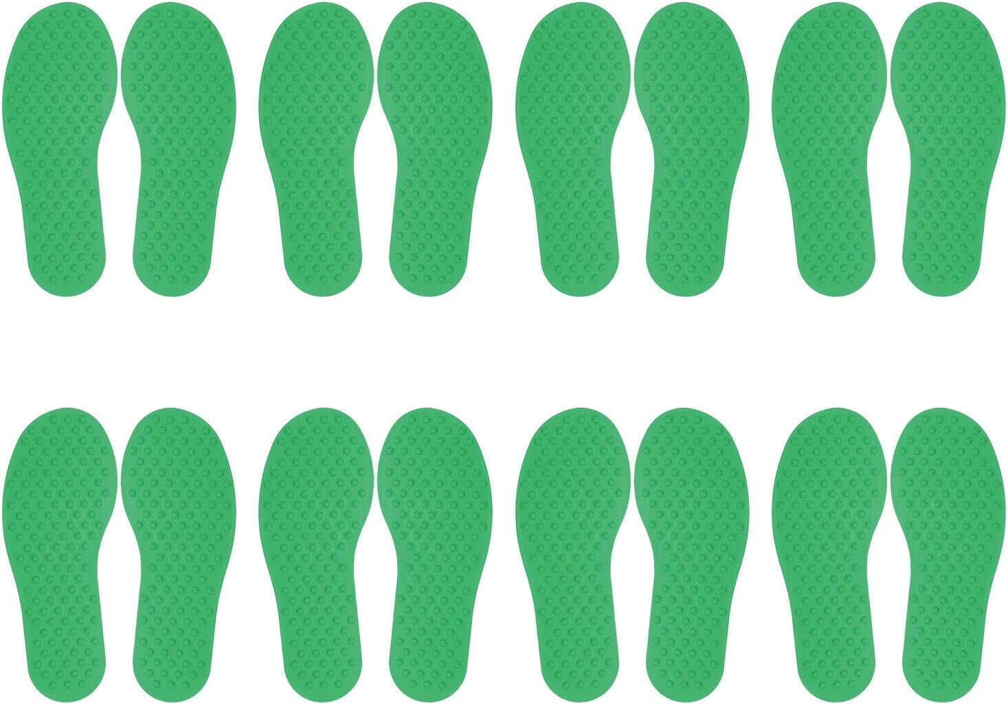 Home and Garden Parts 8 Pairs Feet Markers for Classroom Plastic Floor Foot Shaped Markers Green #CN/251024/11996