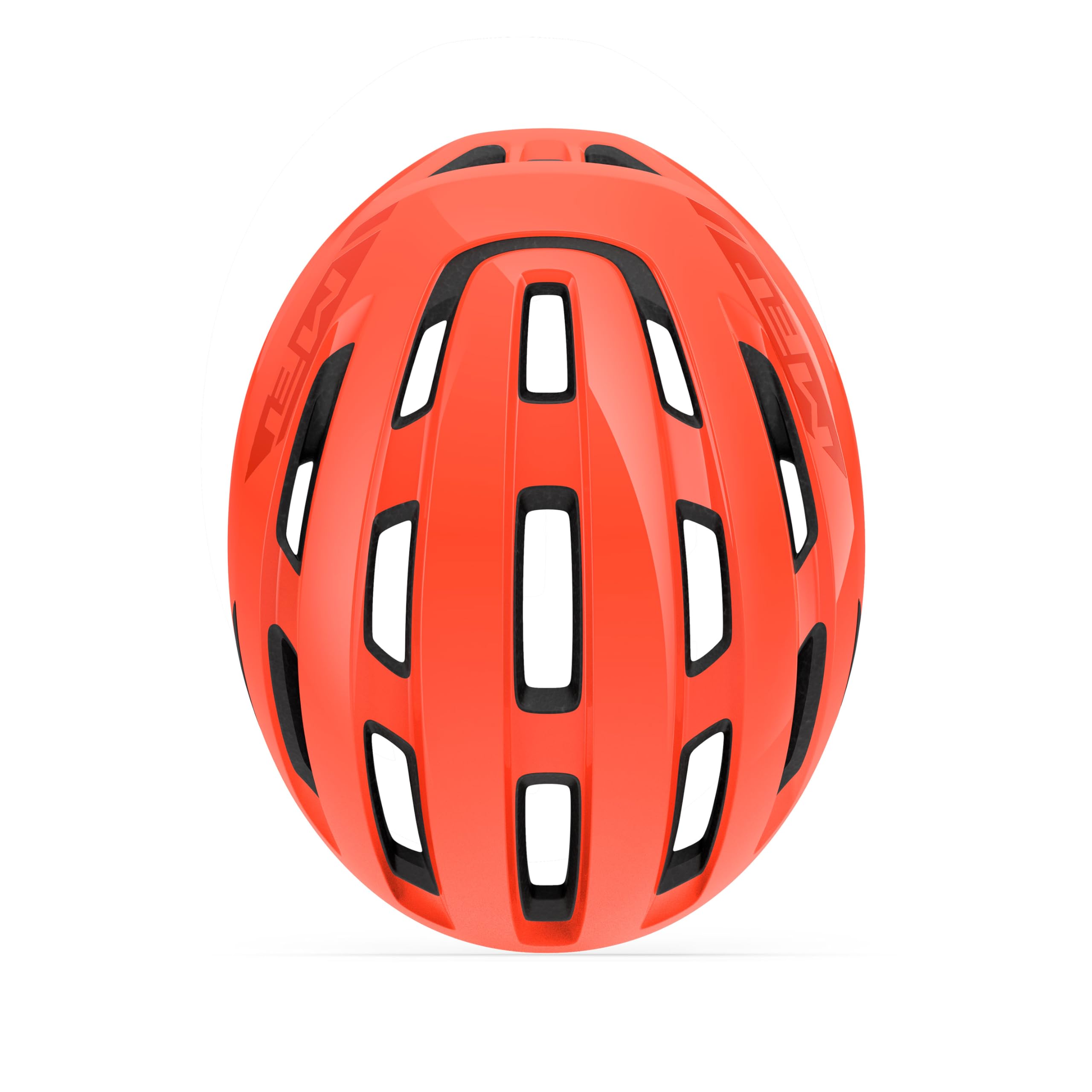 MET Miles City Cycling Helmet, Glossy Coral, Size 52-58cm, Coral Glossy, S/M - Image 4