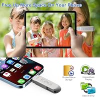 EOZNOE 32GB USB Pendrive Telefonhoz - 3in1 Adattároló Fotókhoz és Videókhoz, Alkalmazás Nélkül, Android/iOS/PC Kompatibilis, USB 3.0 5