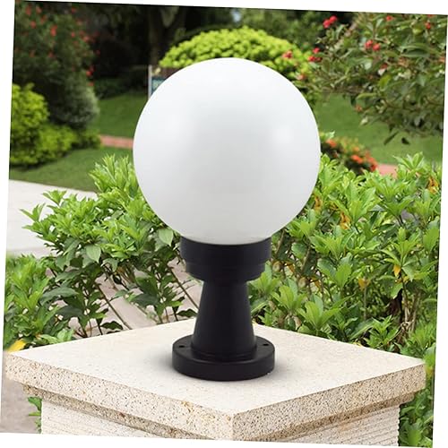 Miniatura 8 de Lámpara de araña Lámpara de poste Cubierta de lámpara al aire libre Lámpara de globo de leche acrílica Sombra para sala de estar