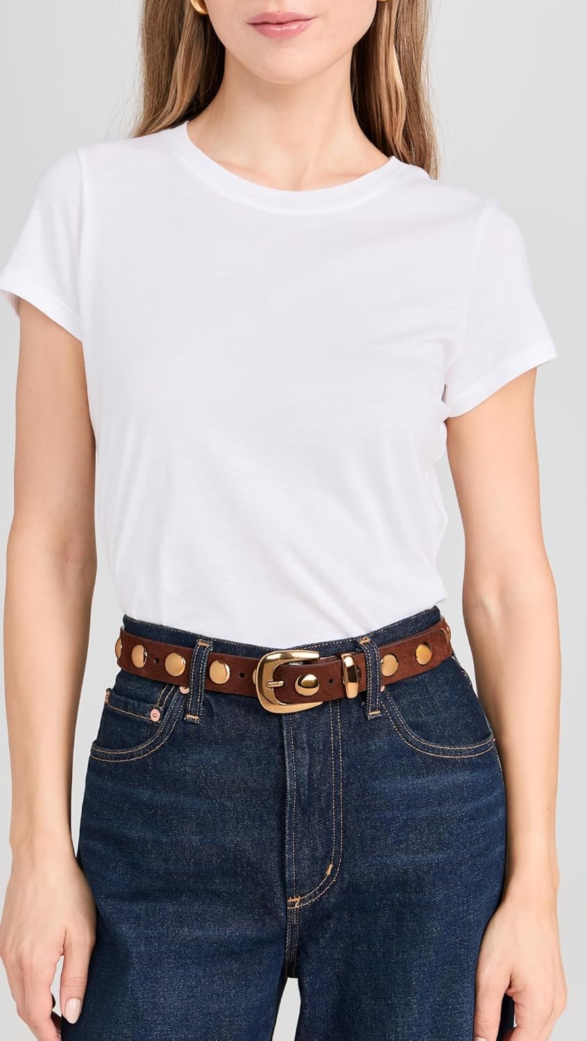Madewell Women's Studded Western Belt In Suede - Image 3