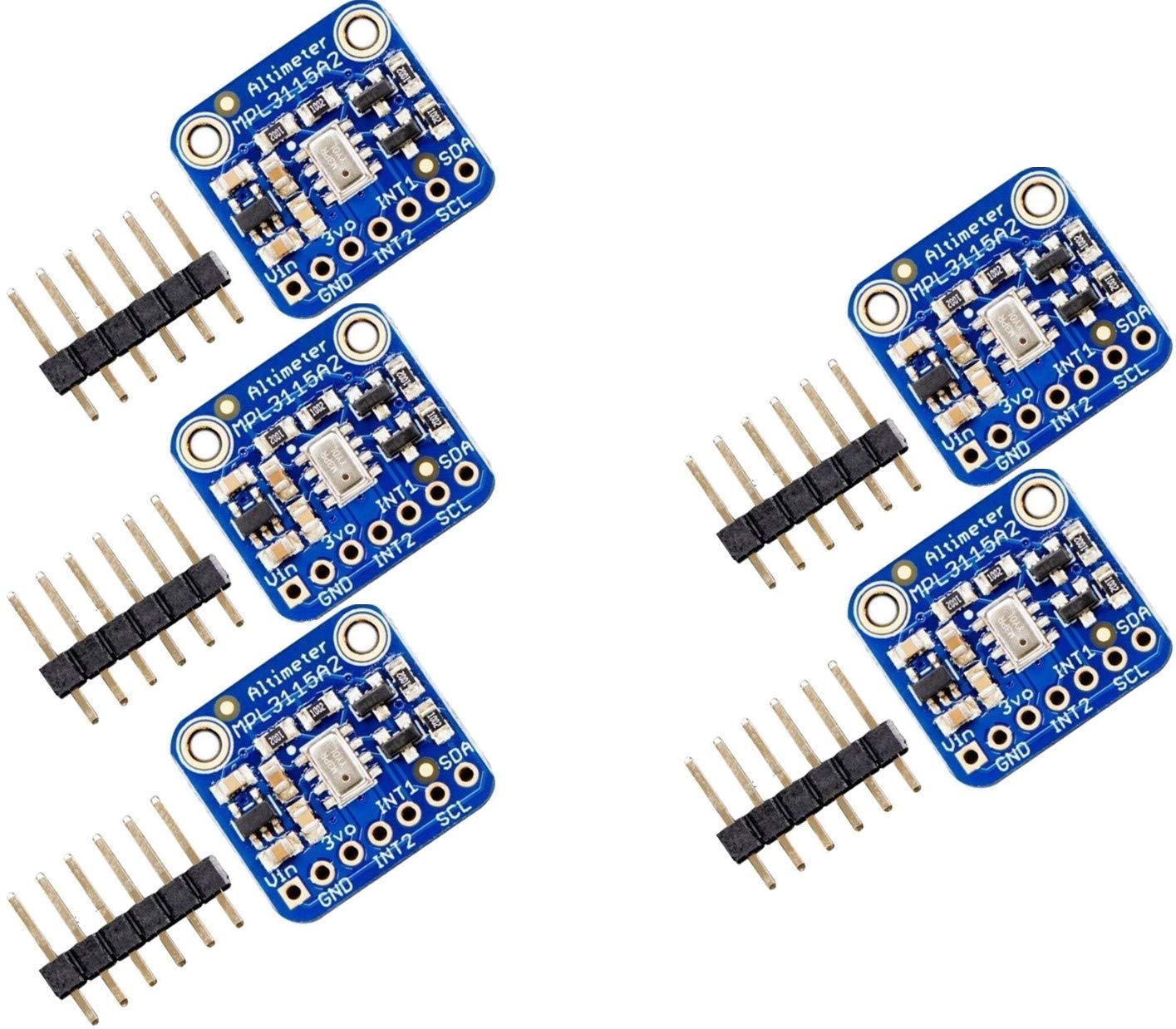 5pcs MPL3115A2 IIC I2C Intelligent Temperature Pressure Altitude Sensor Module V2.0