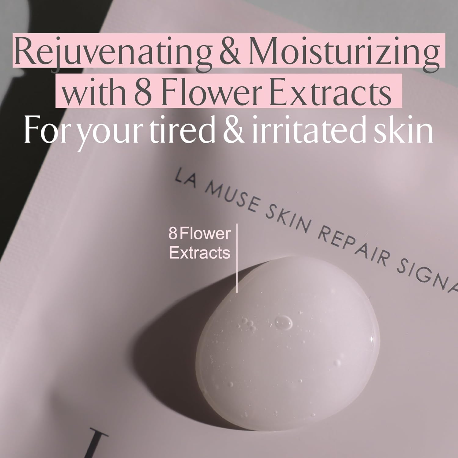 LA MUSE Biocellulose Signature Face Mask(5ea) | Deep Hydrating, Tightening & Firming Care for Skin Repair | Rejuvenating & Moisturizing | Cooling & Soothing Sensitive Skin | Face Mask Korean Skin Care - Image 5