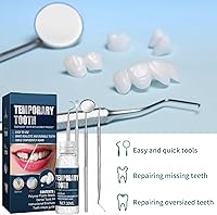 Vista 5 de Kit de reparación de dientes, kit de reparación de llenado de dientes moldeable, kit de reemplazo temporal de dientes, kit de reparación de dientes