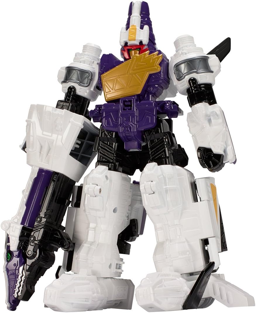 Power Rangers Dino Supercharge Deluxe Plesio Charge Megazord Figure (Purple & White Version only)