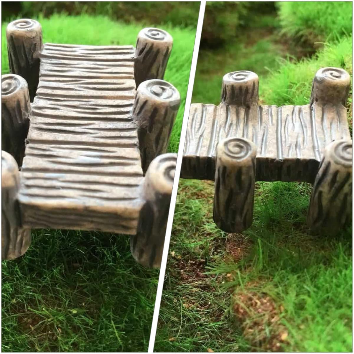 Miniature Resin Bridge 10pcs Resin Xmas Decorative Garden Ornament