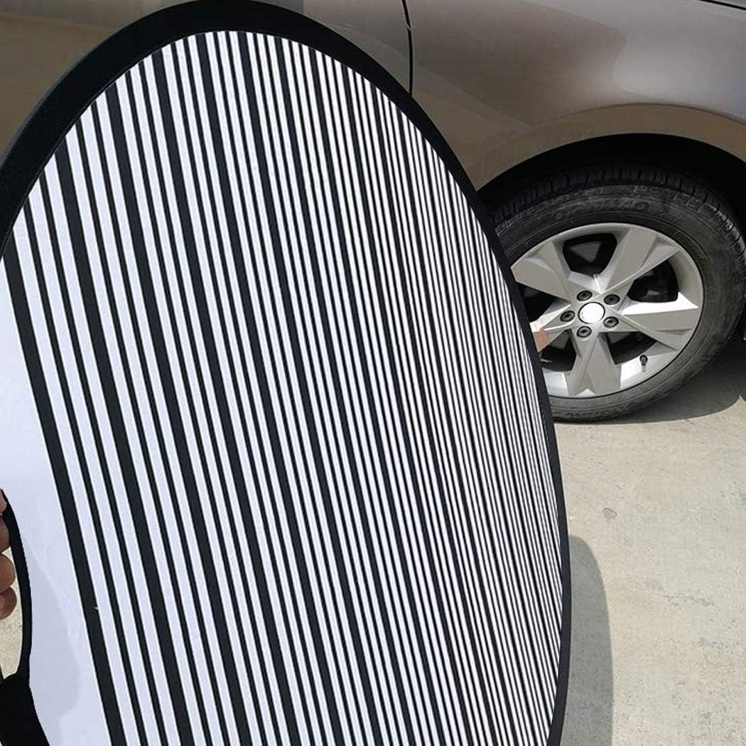 Wang Yihan 80CM Foldable Reflector Board PDR Flexible Lined Striped Dent Board Reflector Panel Dent Repair Tool