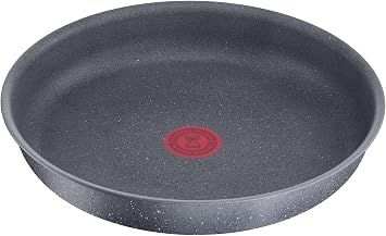 Lagostina Ingenio Mineralis Green Frying Pan Diameter 22 cm 100% Recycled for Gas Oven and Induction Cookers with Cooking Indicator Removable Handle and Malleable Base