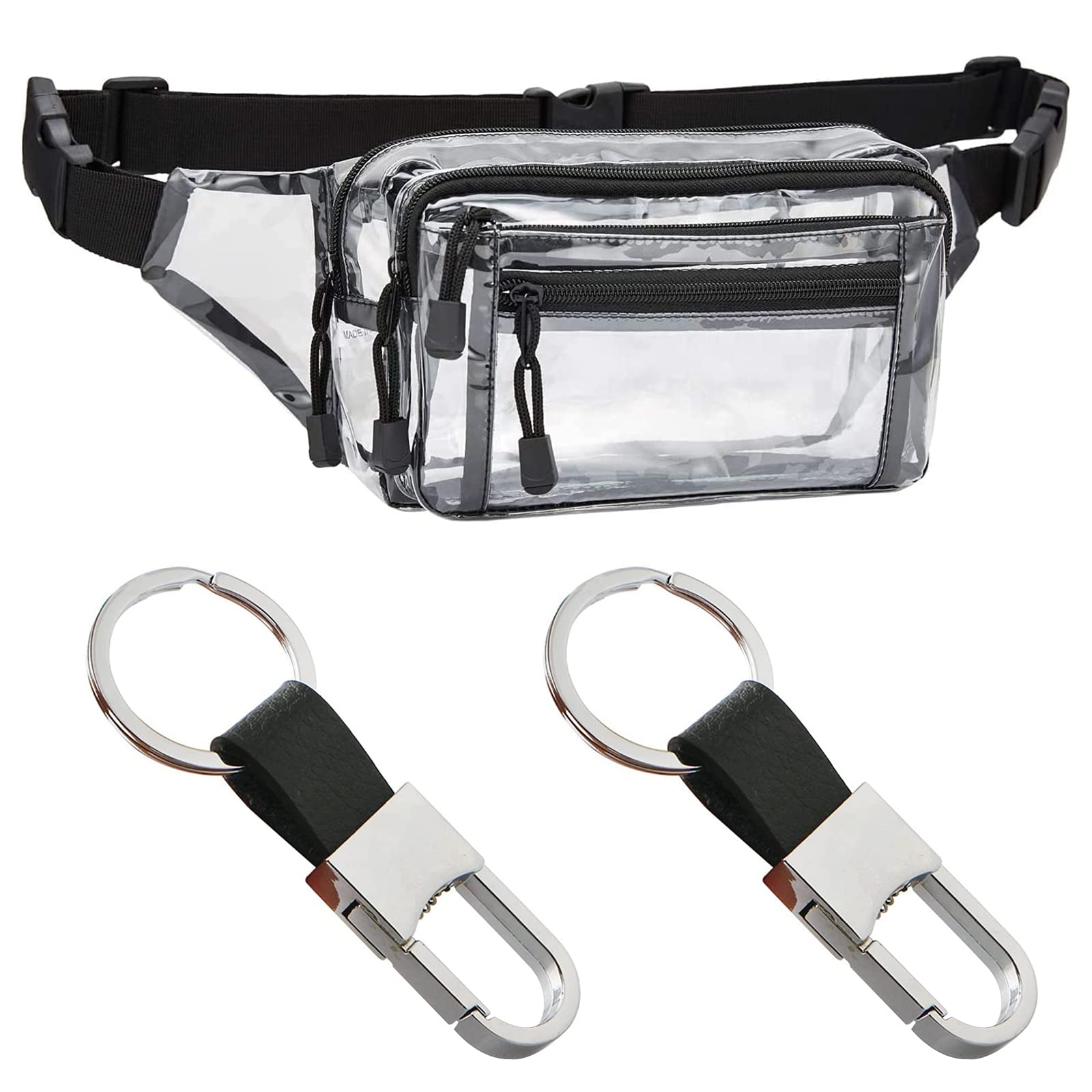 Marsupio Trasparente Per Eventi - Approvato Stadi, 20x14x6cm, Cinghia Regolabile, Per Festival E Concerti - Foto 10