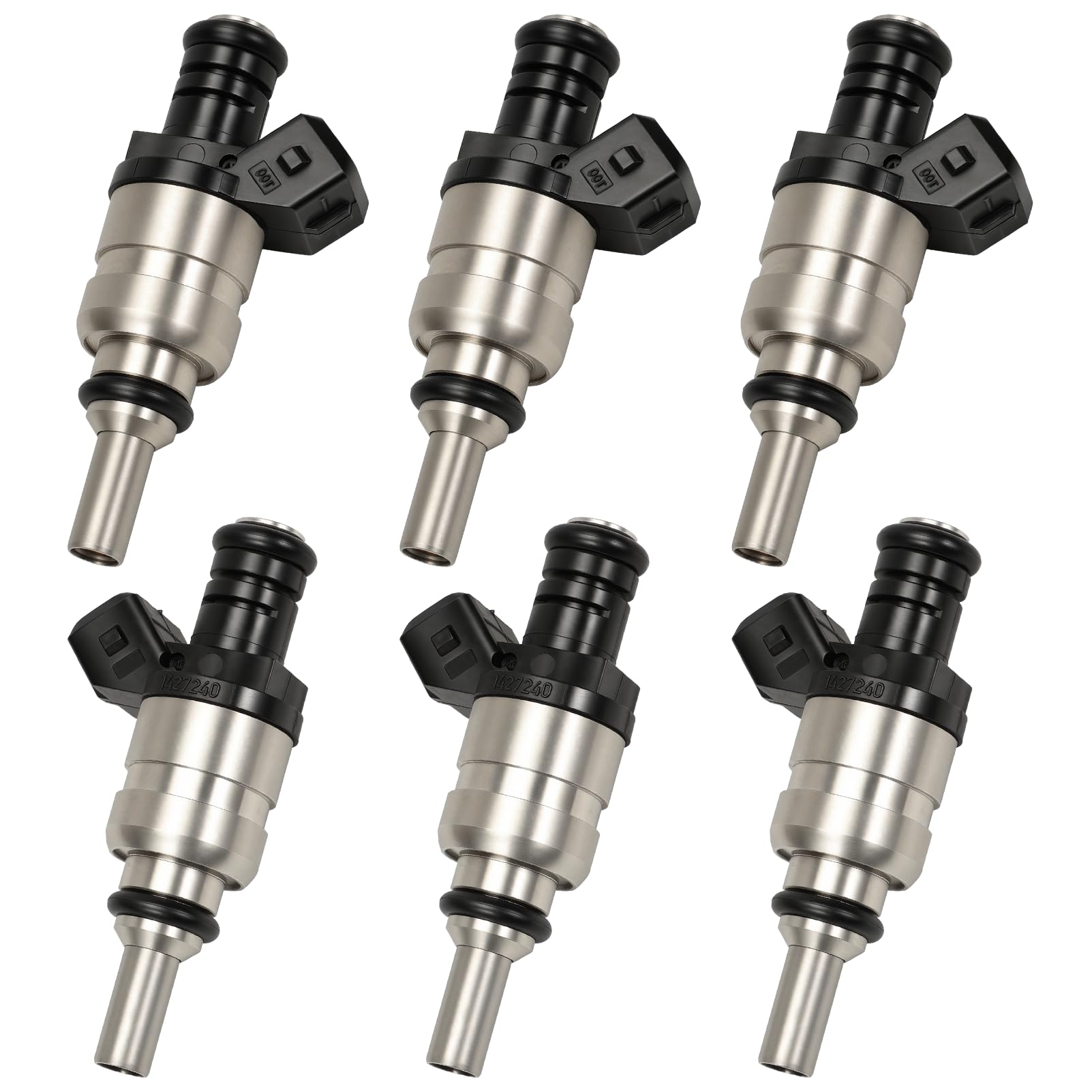 6 x Iniettori Benzina a Compatibili con BMW Serie 3 Cabriolet E46 1427240 Serie 5 E39, E60, Serie 7 E38, X3 E83, Z3, Z4 Rcambio A2C59511971