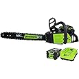 Greenworks CS80L211 80V 16-inch Brushless Cordless Chainsaw