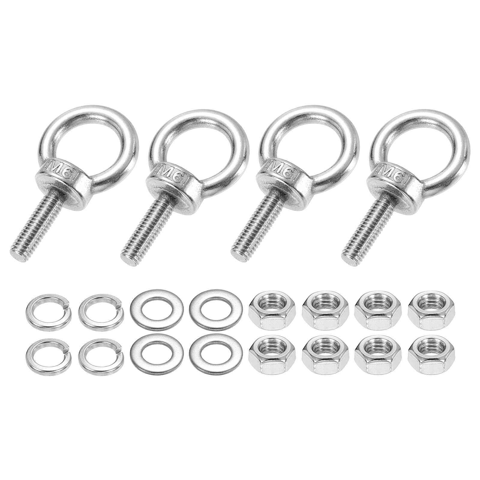PATIKIL M6 x 20mm Eye Bolt