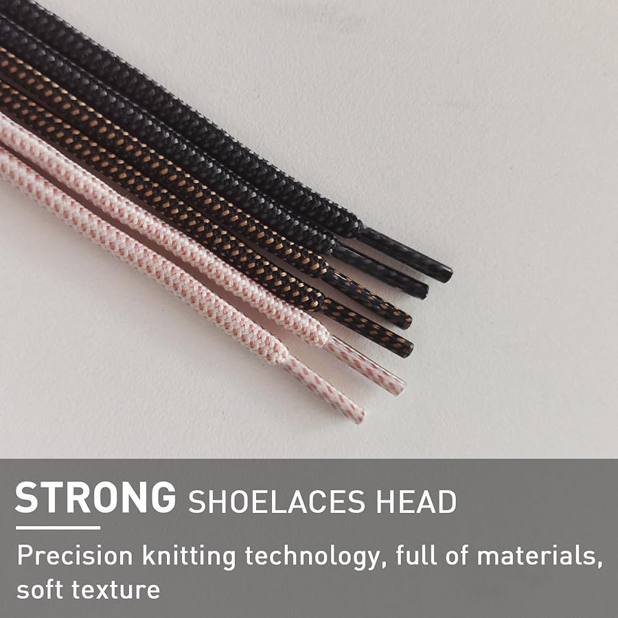 Amazon.com: NDTEZUGT 13/64'' Original Round Shoeslaces for