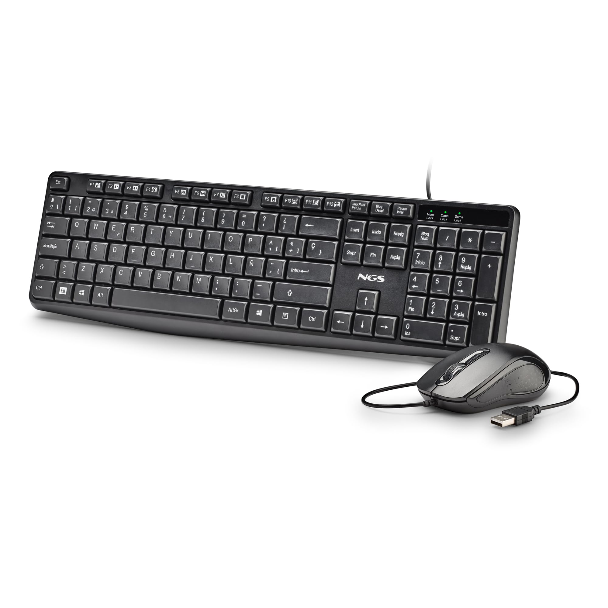 Teclado y Ratón NGS Cocoa KIT V2