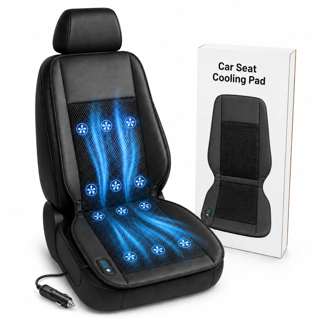 Auto Haus 10 Turbo Fan Cooling Seat Cover