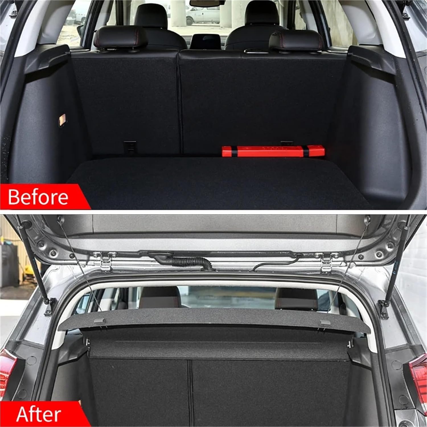 For Chevrolet Trax 2019-2022 Not-retractable Trunk Cargo Cover Parcel Rack Anti-Peeping Auto Interior Accessories