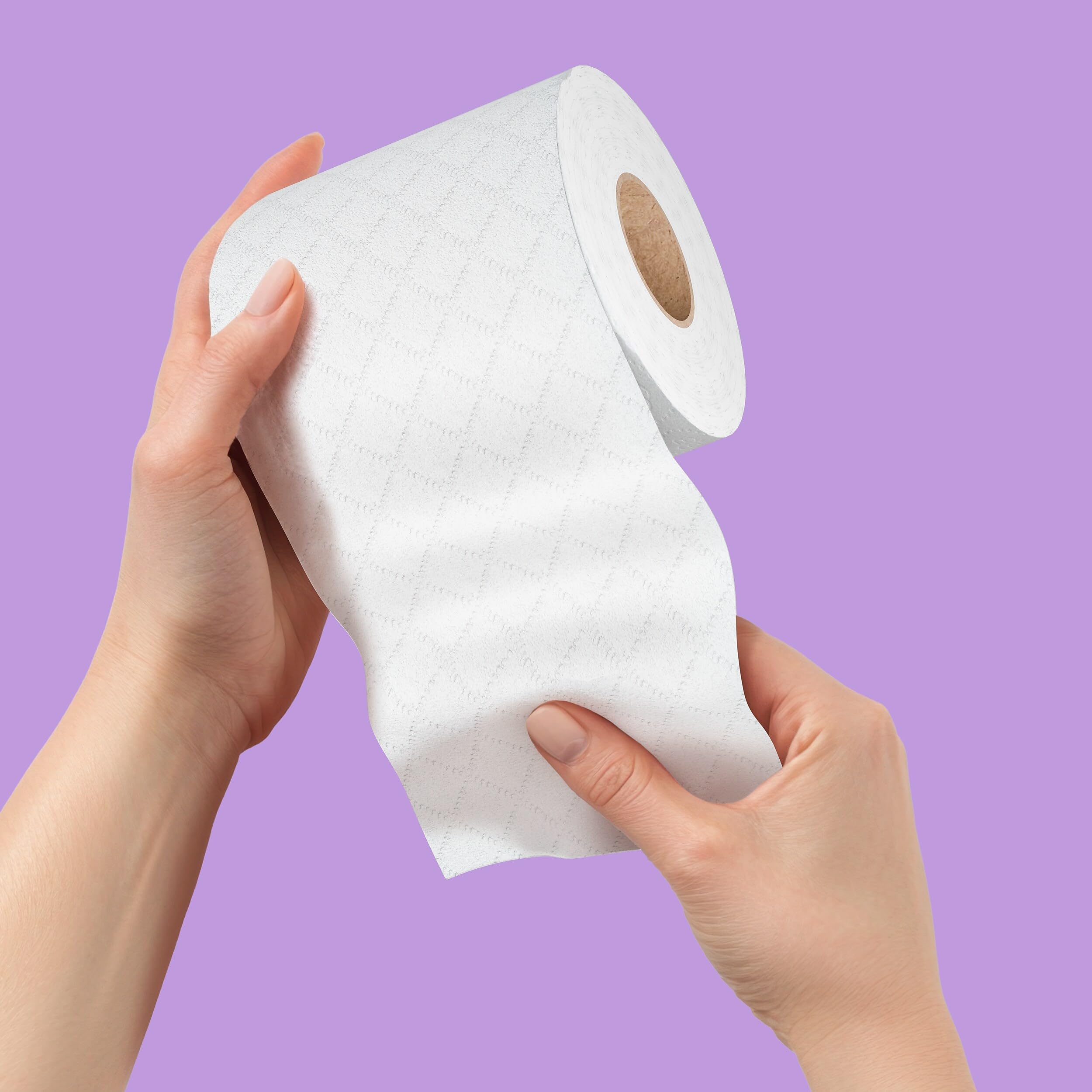 Perk Pk55153 Perk Septic Safe 1-Ply Toilet Paper, White, 1000