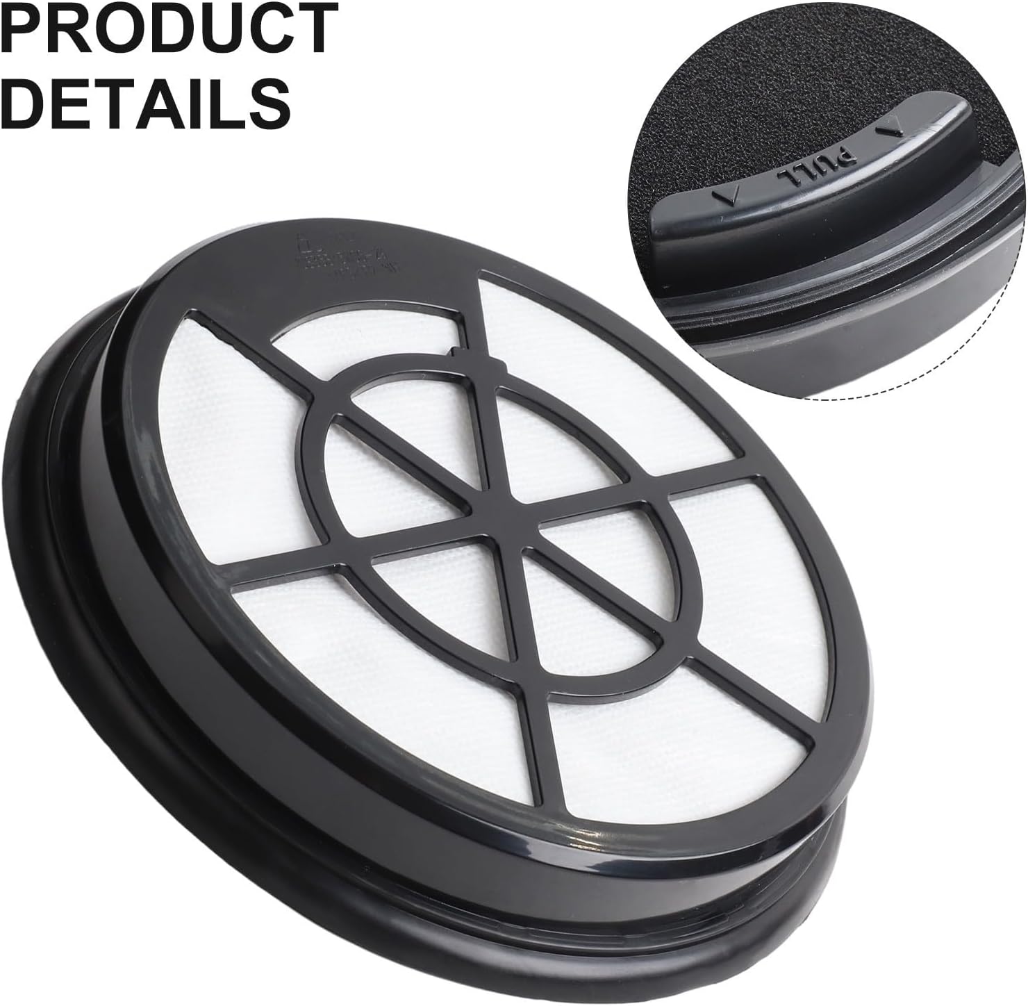 Pumixiy Replacement Filter with 'PULL' tab