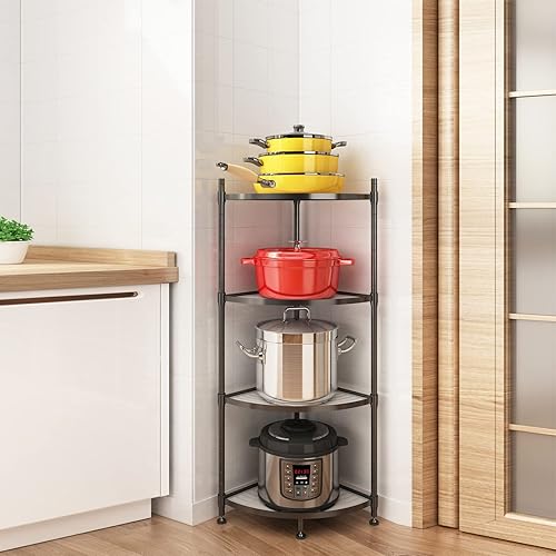 Miniatura 7 de YSSOA Estante de 2 niveles, rústico industrial, estante de almacenamiento vintage, 23.6 x 12.6 x 21.6 pulgadas, acogedor estante de madera de doble