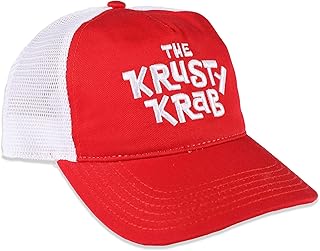 Sponge Bob Square Pants The Krusty Krab Logo Adult Men's Snap Back Dad Baseball Cap Women's Snapback Fathers Hat