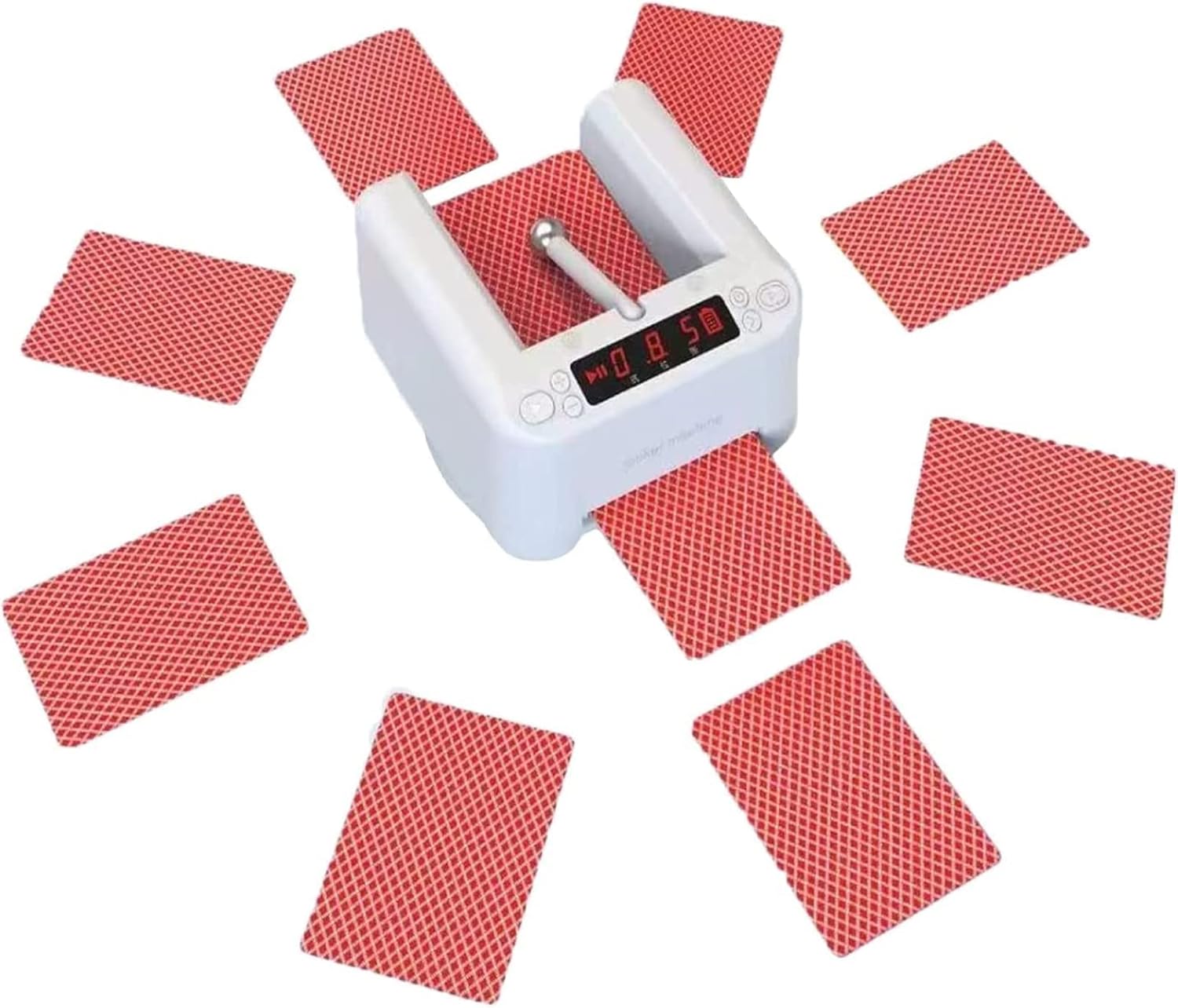 Automatic Card Dealer Machine, 360° Rotating Universal