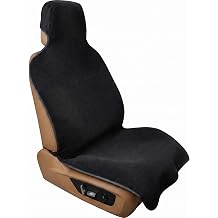 Umbrauto Car Seat Cover Towels Front Seats, Waterproof Sweat Car Seat Towel Protector After Gym Post Workout Athletic, SUV Truck Seat Towel Cover for Running Swimming Beach and Hiking Black 1Pcs