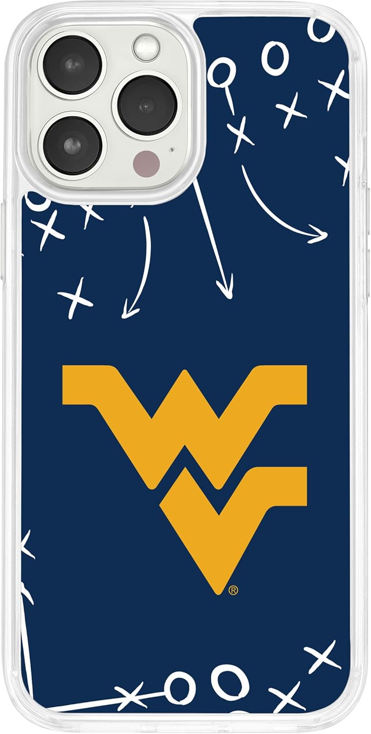 Affinity Bands West Virginia Mountaineers HD Phone Case Compatible with MagSafe Apple iPhone 16 (Paint)
