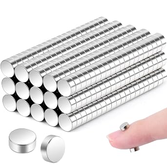 300pcs Small Strong Neodymium Disc Magnets, 5x2mm Rare Earth Magnets Neodymium Magnet for Crafts,Round Fridge Magnet for Whiteboard, Office,Garage,Science Cabinet