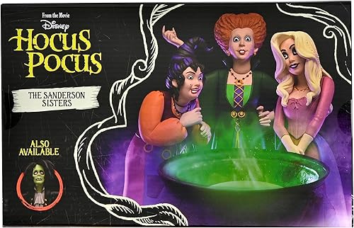 Miniatura 4 de NECA Hocus Pocus Toony Terror Sanderson Sisters - Figura de acción de 6 pulgadas, paquete de 3 unidades