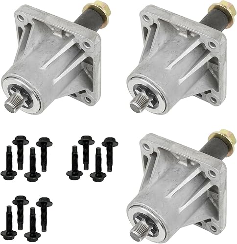 Replacement Part OEM for 3 Spindle Assembly for Troy Bilt MTD Super Bronco 2008-2009 618-04134 918-04134 Index-DDR965-GTF1-60654