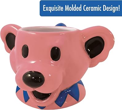 ICUP Grateful Dead Dancing Bears Mug | Large Bear Coffee Gift | Drinking Figurine Cup