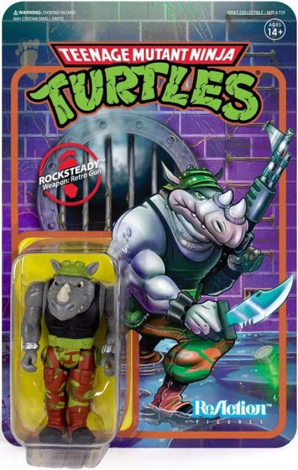 SUPER7 ReAction Figure – ROCKW01-RWT-02 – Action Figure In Blister – 5 Punti Di Articolazione – Collezionismo - 4