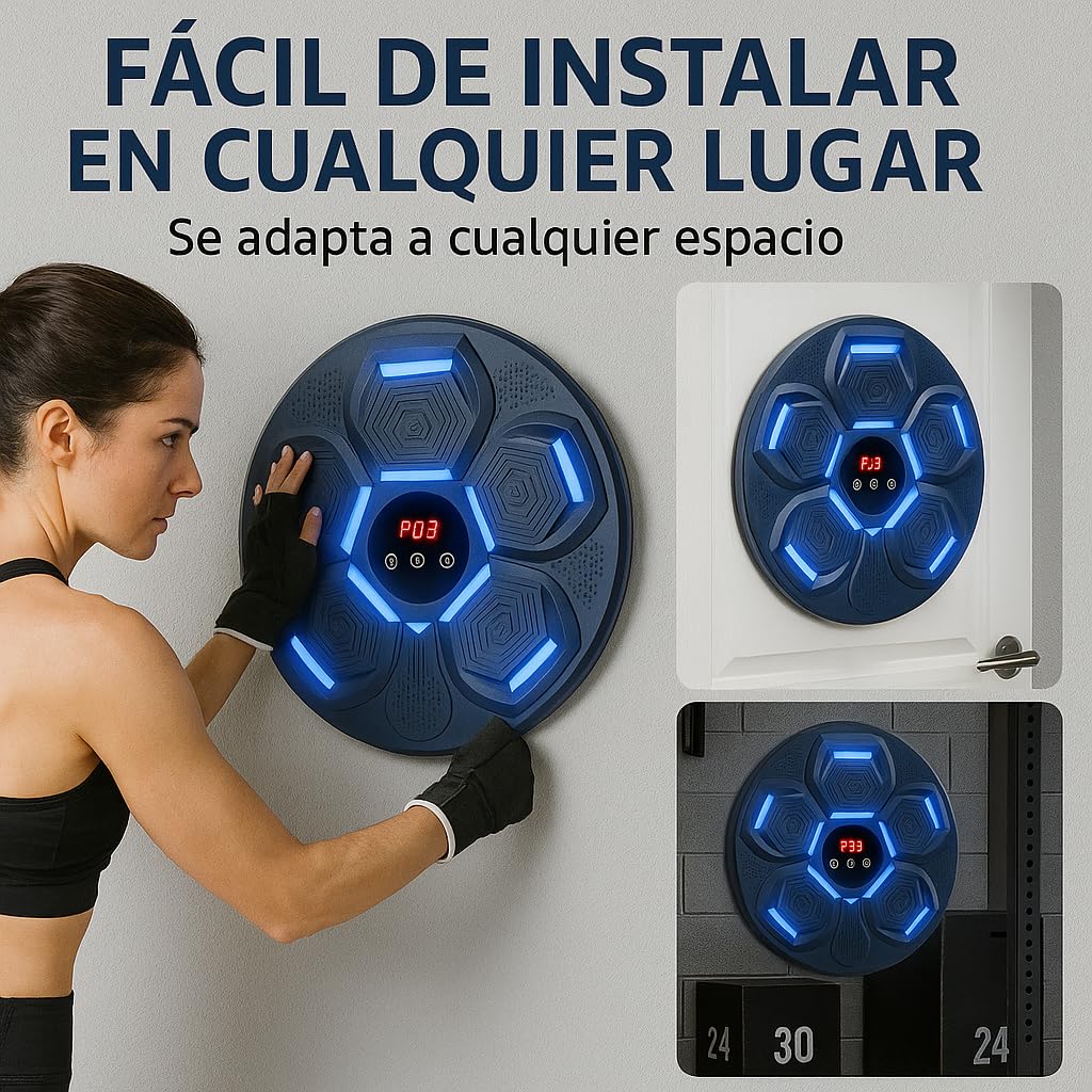 Maquina de Boxeo Musical Adulto - Boxeo Pared Musical Pared, Music Punch, Music Boxing Machine Adultos, Maquina Boxeo Musical Pared, Máquina de boxeo Musical, Punch Box, The Music Punch