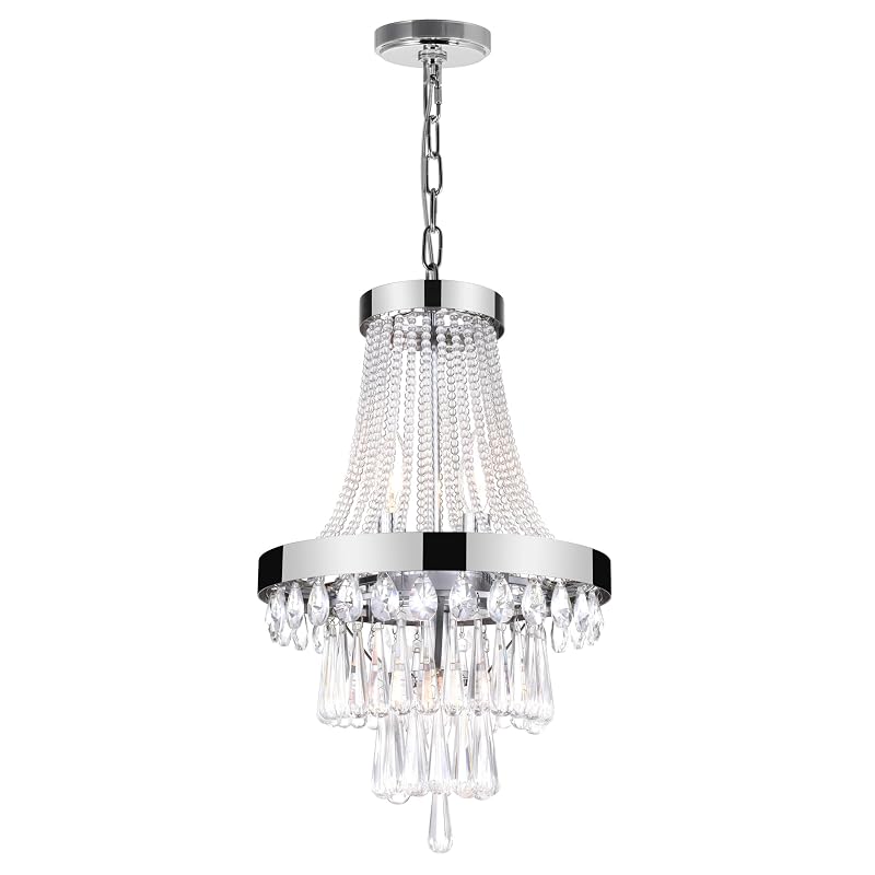 CWI Lighting Vast 3 Light Chandelier with Chrome finish Fom