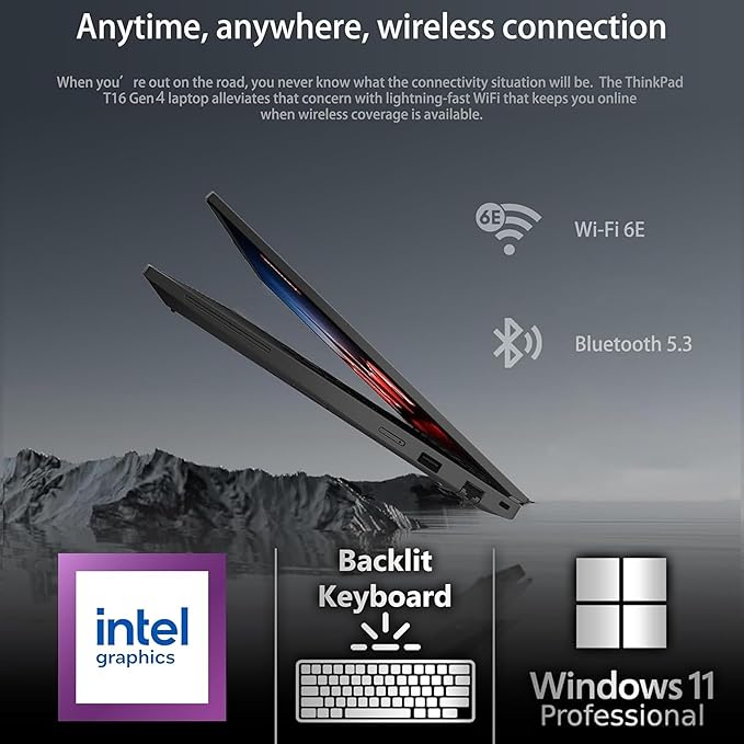 Lenovo ThinkPad T16 Gen 4 - 16" FHD+ - Ultra 5-225U - 32GB DDR5 - 512GB SSD miniatura 4