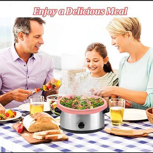 Miniatura 7 de Dexspoeny Forro de silicona de grado alimenticio que se adapta a 6-7 cuartos de galón, reutilizables, a prueba de fugas, pequeñas bolsas de silicona