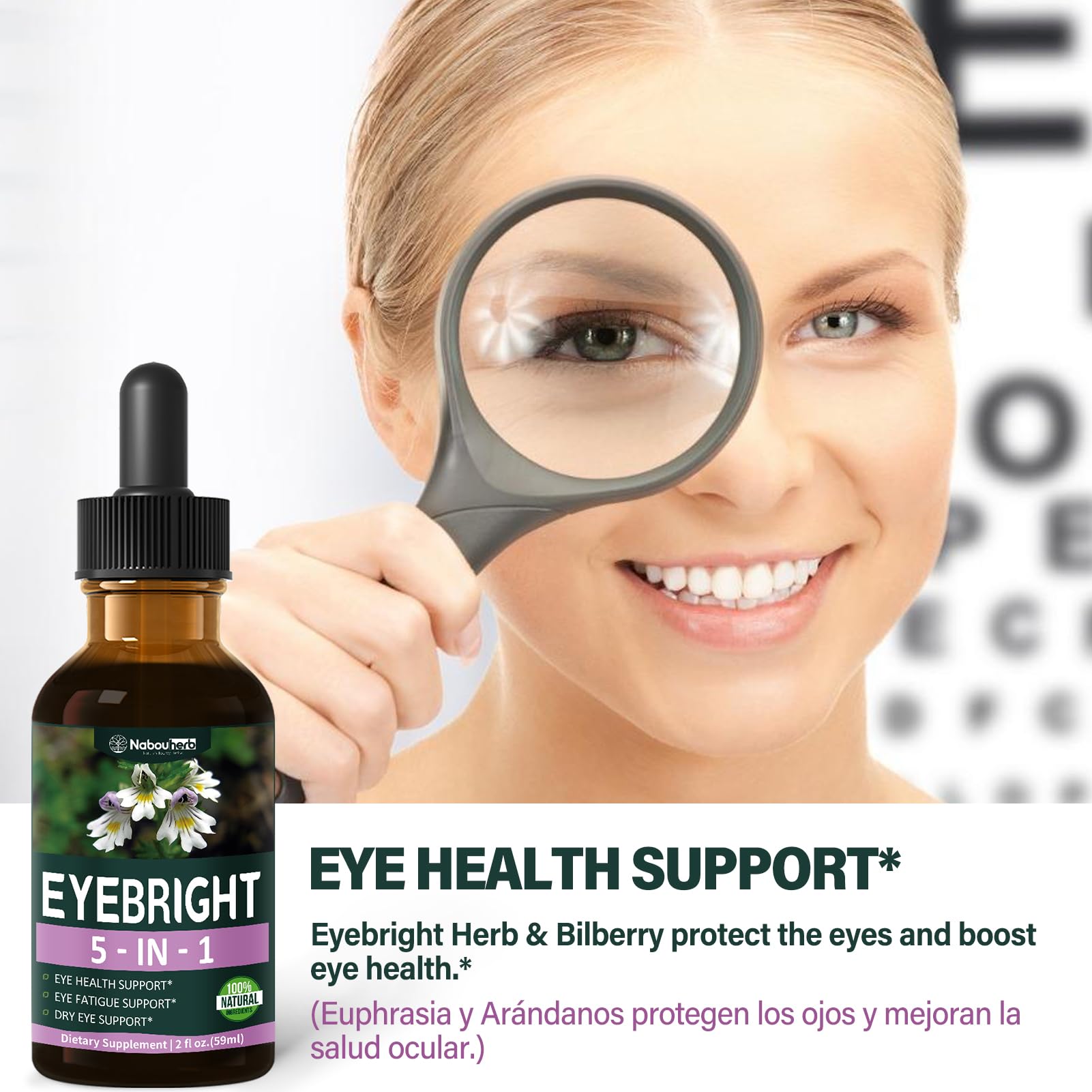 Natural Eyebright Drops for Eye Health & Dry Eye Support, 2 oz — Amazon image 2