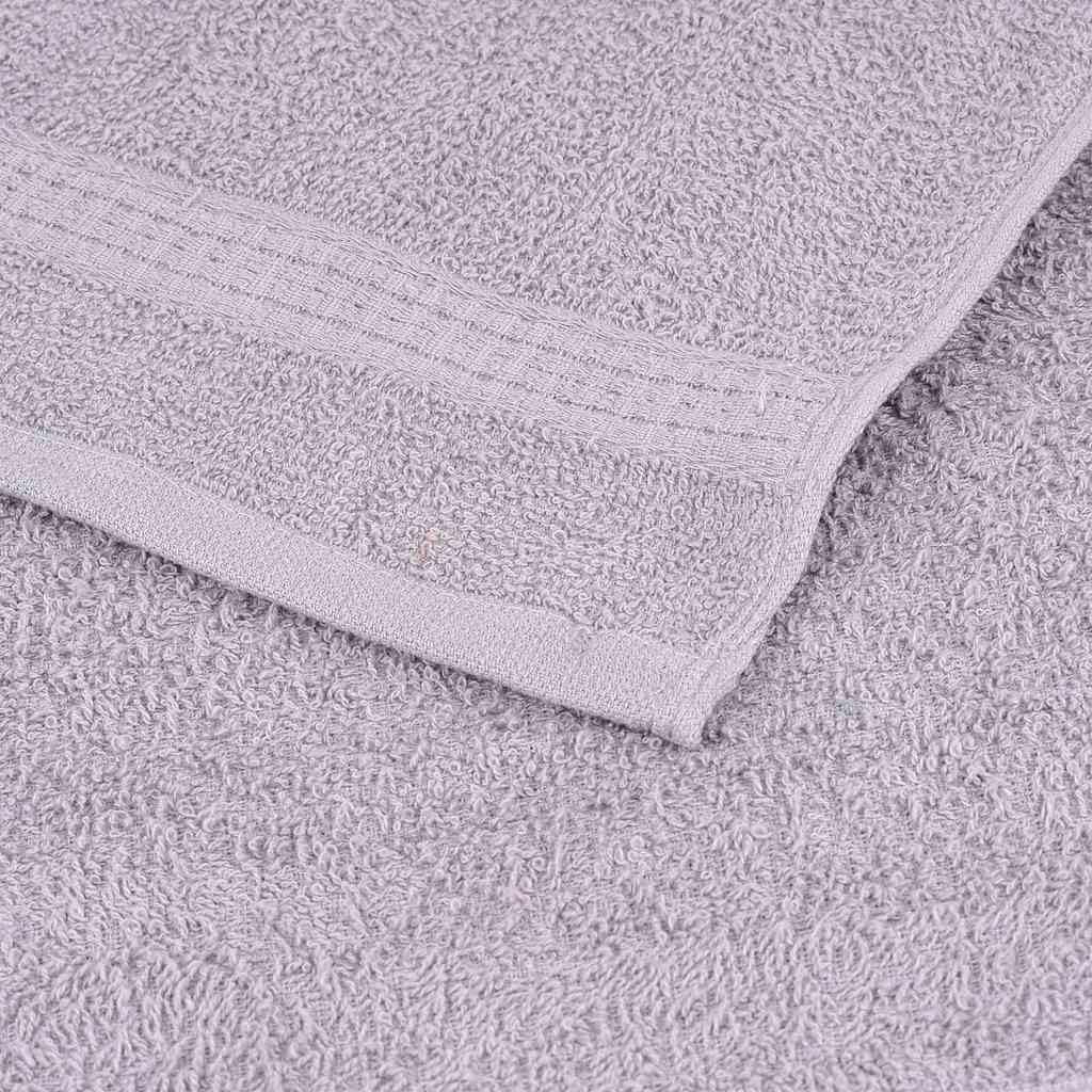 Frogn - Juego de toallas de baño (8 unidades, 360 g/m²), color gris