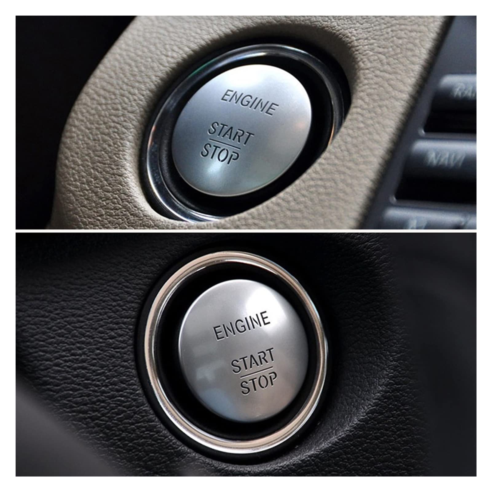 Przełącznik silnika Ignition Key Universal Car Keyless Go Stop Start Push Button Do Mercedes Benz W204 W205 W212 W164 W166 W221 Czerwony