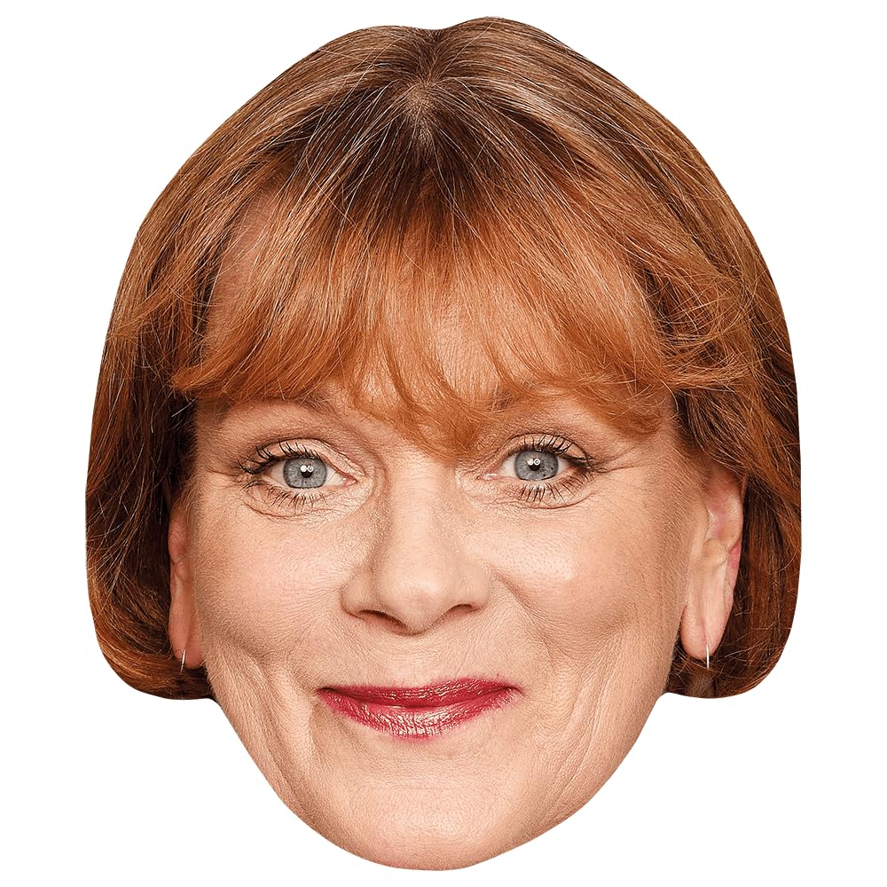 Celebrity Cutouts Lifelike Samantha Bond (Smile) Celebrity Mask, Flat Card Face, Fancy Dress Mask