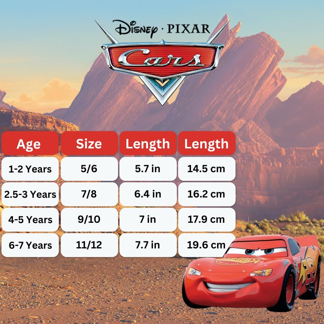 Josmo Kids Cars Clog Sandal Waterproof Slip-On Slides for Boys Lightning McQueen Closed Toe Clogs with Backstrap Sizes: 5-10 Toddler 11-12 Little Kid - Image 6