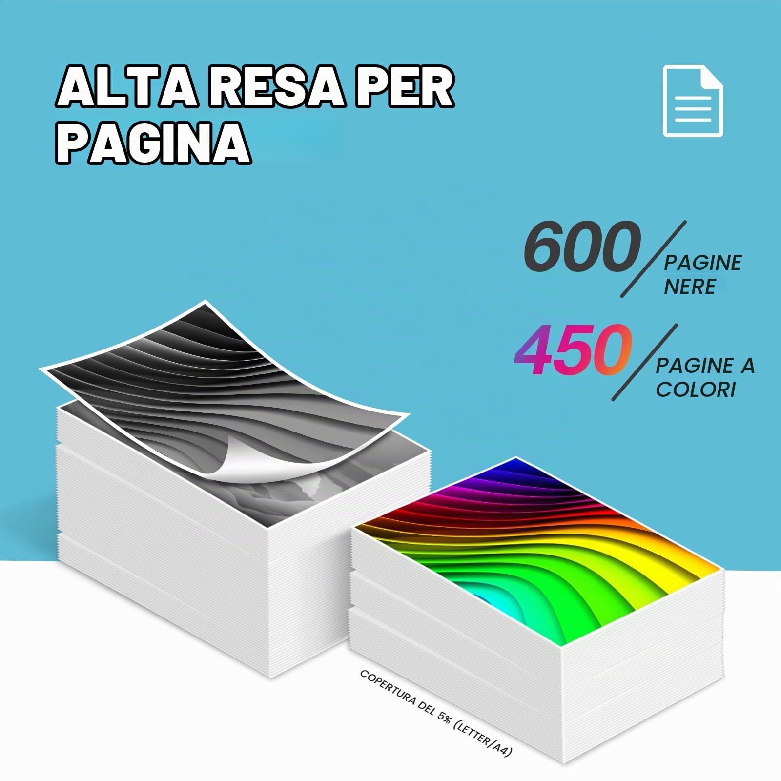 Cartucce HP 305 XL Nero – 2 Pezzi Compatibili Per Stampanti DeskJet 2700, 4100 E Envy 6000 Serie