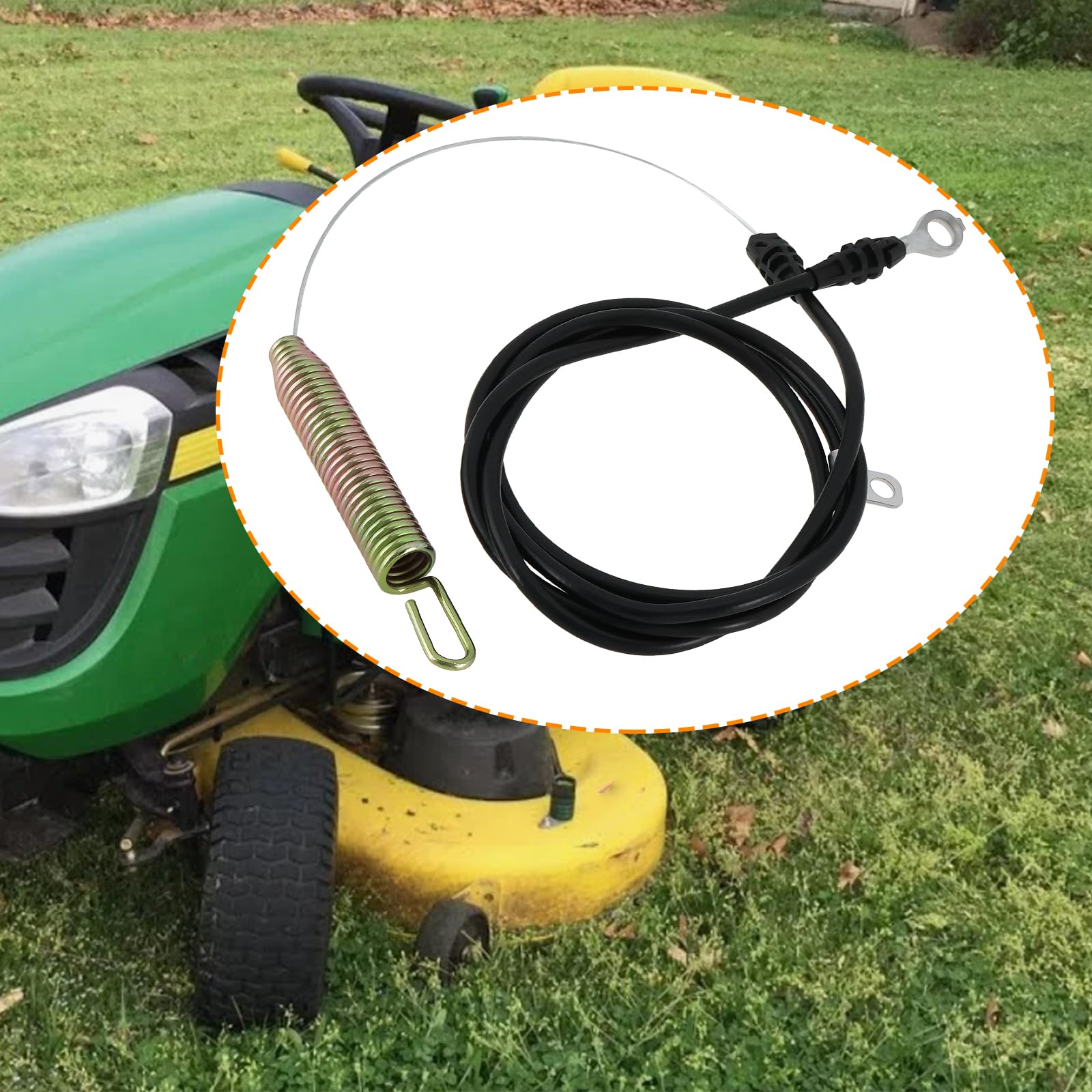 EMSea Câble de commande d'embrayage GY21106 compatible avec John Deere LA110 LA115 LA125 LA135 X110 X120