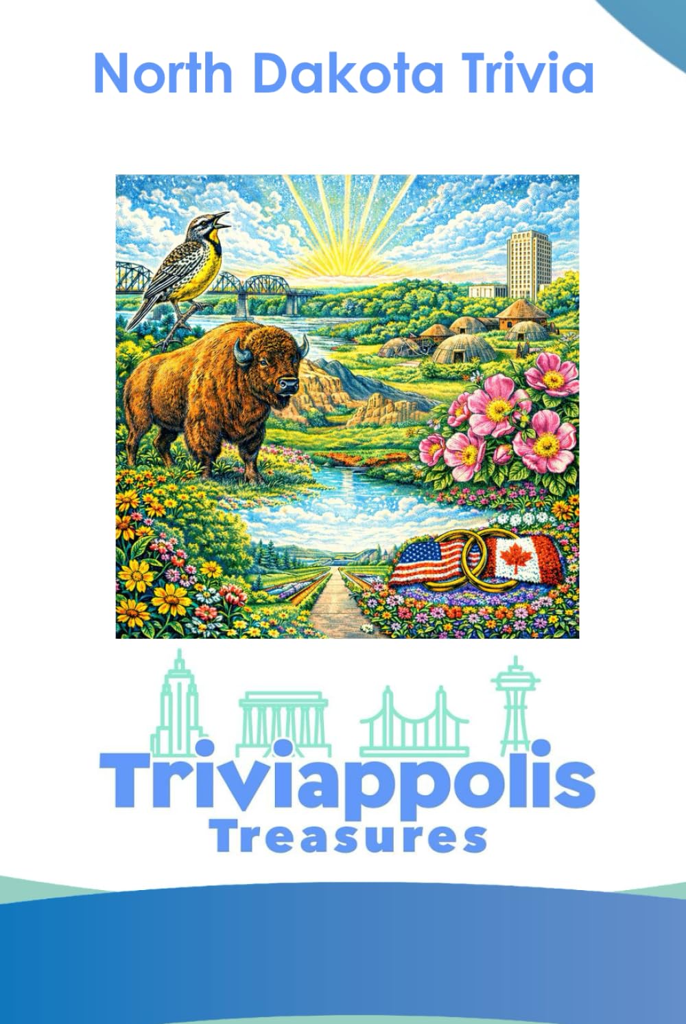 Triviappolis Treasures - North Dakota: North Dakota Trivia (Triviappolis Treasures - Travel with Trivia!)