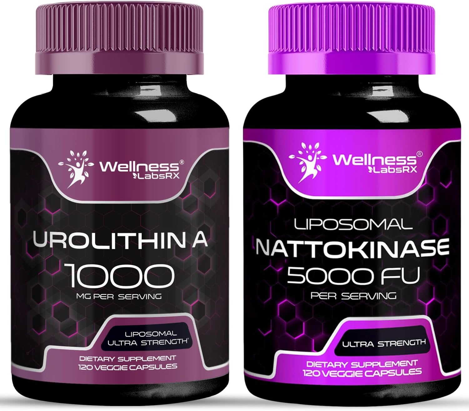 WELLNESS LABSRX Liposomal Urolithin A Capsules – Nattokinase Supplement Capsules