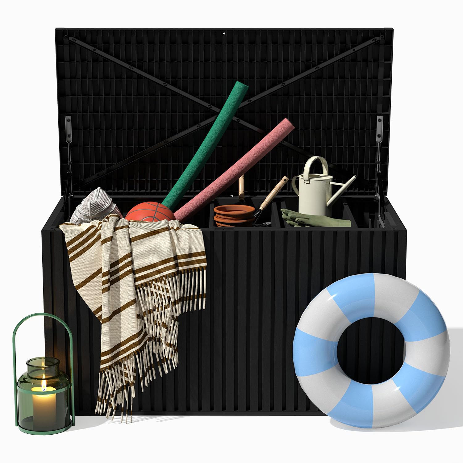 Amazon.com : Veradek Everything Deck Box 120 Gallon | Lockable