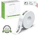 P21 Clear Label Maker Tape, 14x40mm (0.55"x1.57") Self-Adhesive Label Compatible with P21 Label Maker for Home/Office/School, 180 Labels, Transparent