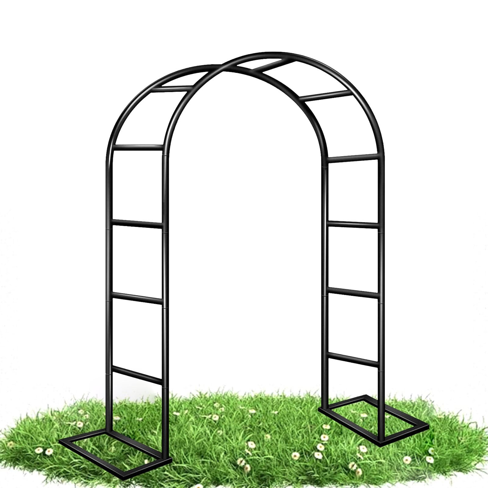 Arche pour roses et pergola de jardin en métal pour créer un coin d'ombre sur la terrasse